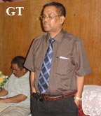 Shri Tamlal Lohar President BGP Mizoram Unit addressing the members.
